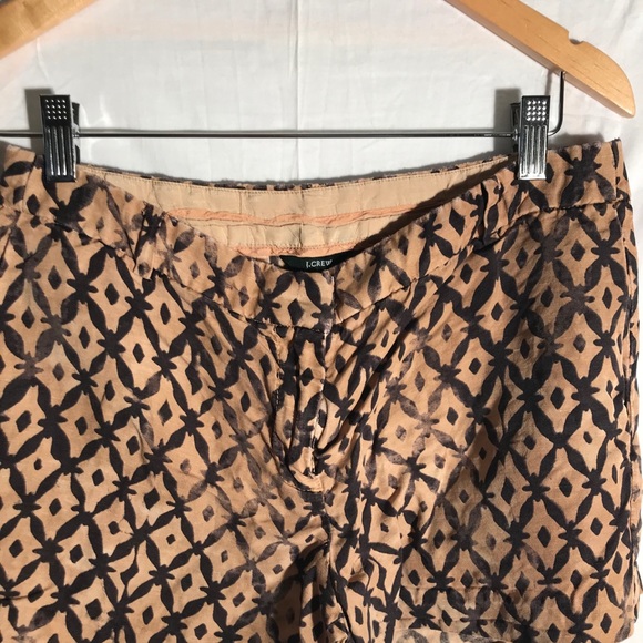 J. Crew silk linen vintage ikat shorts 4 - Picture 3 of 4